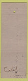 Matchbook Cover - Jenks Restaurant Jacksonville FL