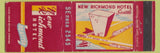 Matchbook Cover - New Richmond Hotel Seattle WA WEAR