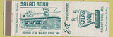 Matchbook Cover - Salad Bowl Restaurant Walnut Ridge AR
