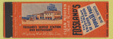 Matchbook Cover - Fossland's oil gas reestaurant Kenosha? WI