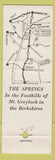 Matchbook Cover - The Springs Restaurant New Ashford MA
