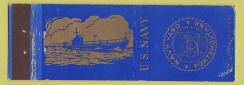 Matchbook Cover - US Navy Yard Portsmouth NH