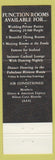 Matchbook Cover - Fonda Del Corro Maridor Framingham MA