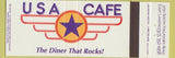 Matchbook Cover - USA Cafe Diner East Lasning MI