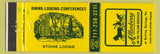 Matchbook Cover - Allenberry Stone Lodge Boiling Springs PA