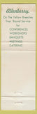 Matchbook Cover - Allenberry Stone Lodge Boiling Springs PA
