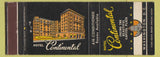 Matchbook Cover - Hotel Continental Washington DC
