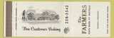 Matchbook Cover - Farmers State Bank Waupaca WI CREASE
