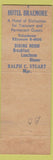 Matchbook Cover - Hotel Braemore Boston MA