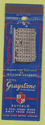 Matchbook Cover - Hotel Graystone Buffalo NY