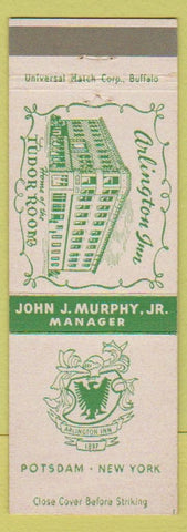 Matchbook Cover - Arlington Inn Potsdam NY