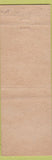Matchbook Cover - University of Miami FL Hurricanes book store
