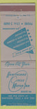 Matchbook Cover - Hawthorne Circle Motor Inn Hawthorne Circle NY