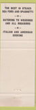 Matchbook Cover - De Marco's Restaurant Ludlow MA