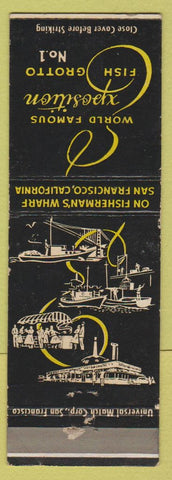 Matchbook Cover - Exposition Fish Grotto San Francisco CA