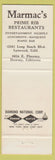 Matchbook Cover - Marmac's Restaurant Downey Lynwood CA WORN