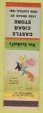 Matchbook Cover - Ben Saathoff's Castle Cigar Store New Castle IN hillbilly