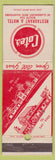 Matchbook Cover - Cote's Restaurant Motel West Claremont NH WEAR