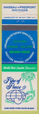 Matchbook Cover - Pipe of Peace Nassau Freeport Bahamas