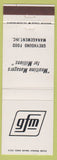 Matchbook Cover - Greyhound Food Management