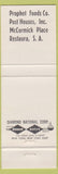 Matchbook Cover - Greyhound Food Management
