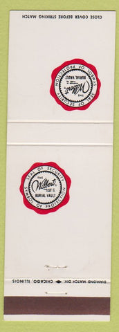 Matchbook Cover - Wilbert Burial Vault funeral