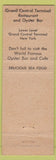 Matchbook Cover - Gateway Restaurants Boston New York City