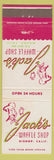 Matchbook Cover - Jack's Waffle Shop Bishop CA