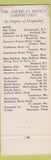 Matchbook Cover - Daniel Boone Hotel Charlestoon WV