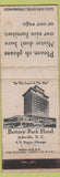 Matchbook Cover - Battery Park Hotel Asheville NC WEAR