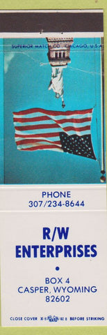 Matchbook Cover - RW Enterprises Casper WY Advertising