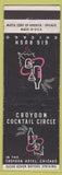 Matchbook Cover - Croydon Hotel Chicago IL