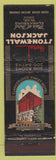 Matchbook Cover - Hotel Stonewall Jackson Clarksburg WV