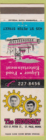 Matchbook Cover - The Showboat ST Paul MN