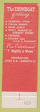 Matchbook Cover - The Showboat ST Paul MN