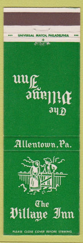 Matchbook Cover - The Village Inn Allentown PA