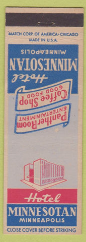 Matchbook Cover - Hotel Minnesotan Minneapolis MN