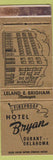 Matchbook Cover - Hotel Bryan Durant OK WEAR