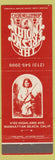 Matchbook Cover - Fresno Indian Manhattan Beach CA Native American