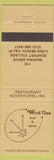 Matchbook Cover - Wind Rose Restaurant Long Beach CA