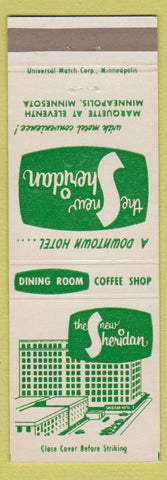 Matchbook Cover - New Sheridan Hotel Minneapolis MN
