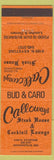 Matchbook Cover - Calloway's Steak House Indianapolis IN