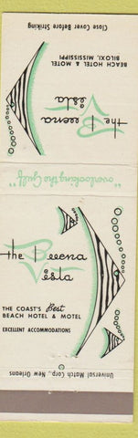 Matchbook Cover - Buena Vista Hotel Biloxi MS