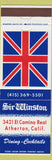 Matchbook Cover - Sir Winston Atherton CA