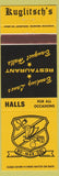 Matchbook Cover - Kuglitsch's Ro Mar Dal Restaurant New Berlin West Milwaukee WI