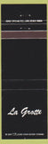 Matchbook Cover - LA Grotte Long Beach CA