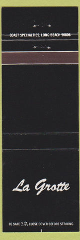 Matchbook Cover - LA Grotte Long Beach CA