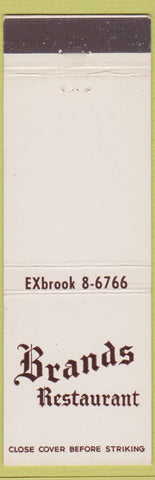 Matchbook Cover - Brands Restaurant Los Angeles CA