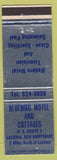 Matchbook Cover - Bluebird Motel Cottages Laconia NH