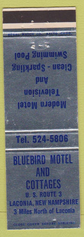 Matchbook Cover - Bluebird Motel Cottages Laconia NH